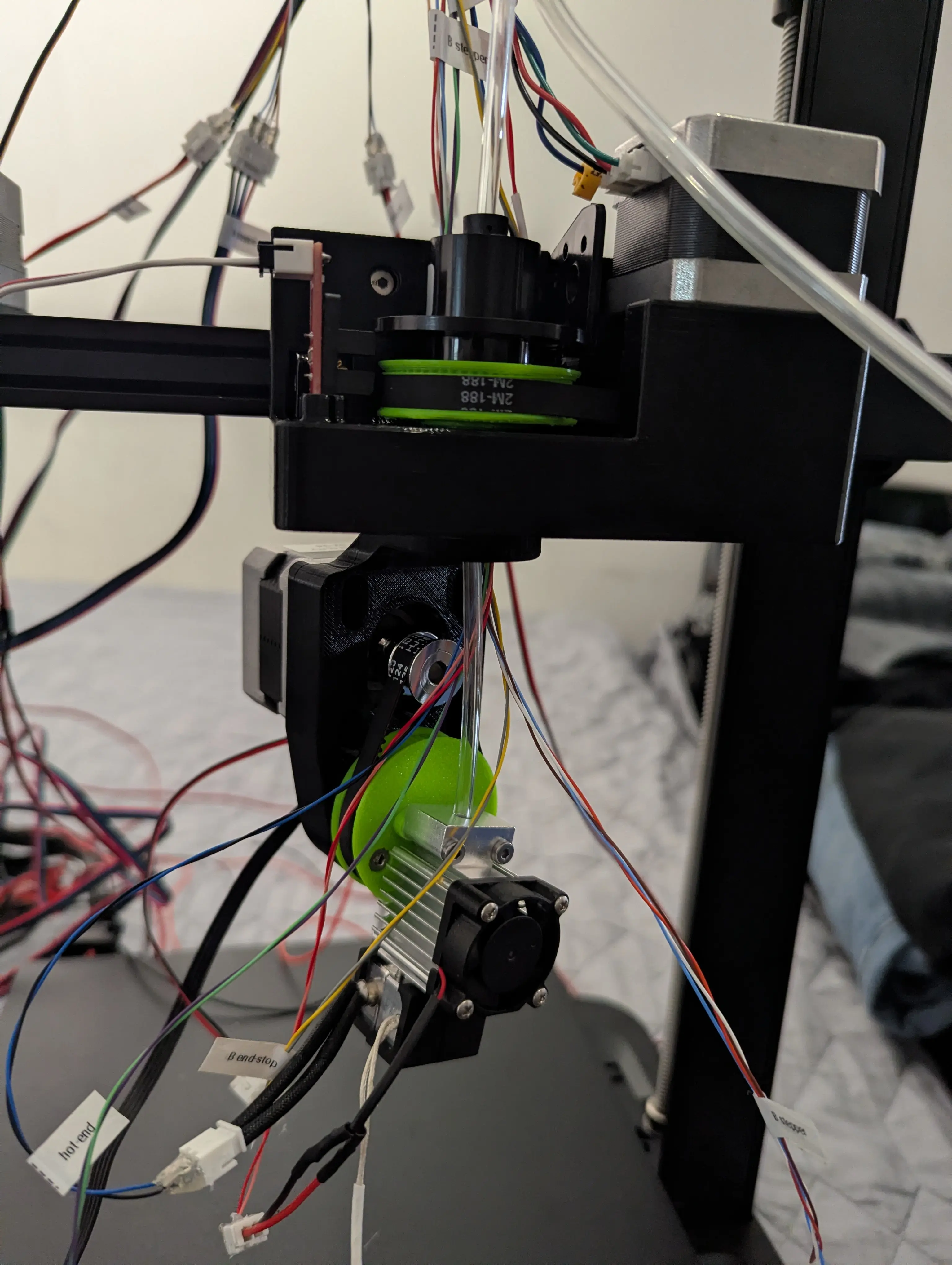 Final assembly before cable management