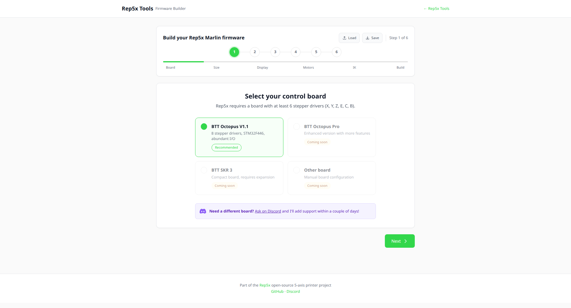 Firmware Builder tool